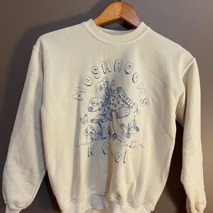 Cream Graphic unisex  sweatshirt from Urban Outfitters